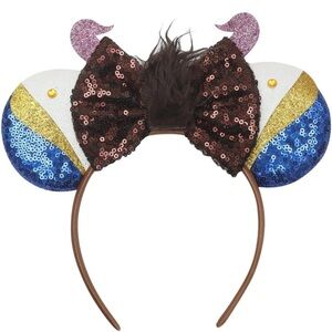 NWT Sequin Minnie Mouse Ears‎ Headband